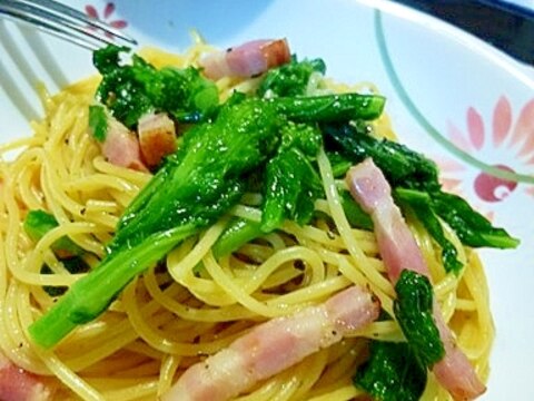 菜の花の柚子胡椒パスタ